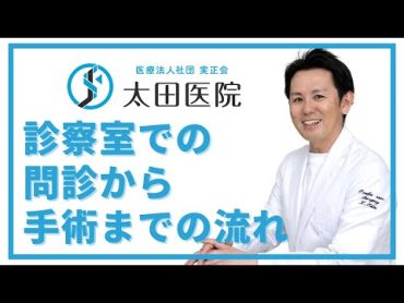 診察室での問診から手術までの流れ