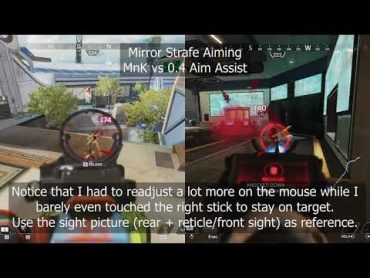 Mirror Strafe Aiming: MnK vs Controller Aim Assist  Apex Legends