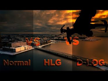 DJI Air 2s  Normal vs HLG vs DLOG  Unedited & Cinematic