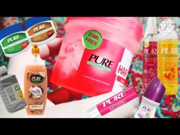 تجربتي مع هير واكس بيور pure hair wax ومنتجات بيور(بادي سبلاش/معطر/مزيل عرق/فازلين/مخمرية/شاور جل..