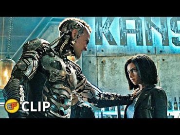 Alita vs Zapan  Bar Fight Scene  Alita Battle Angel (2019) Movie Clip HD 4K