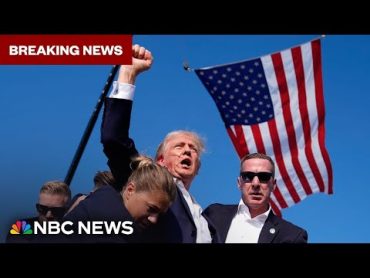 LIVE: Donald Trump survives assassination attempt; Shooter killed, 1 spectator dead  NBC News NOW