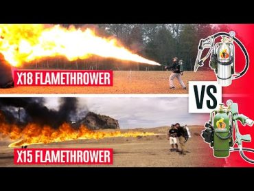 X15 Flamethrower vs. XL18 Flamethrower  Throwflame Comparison