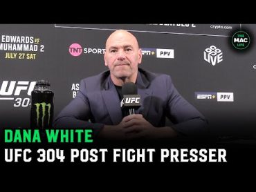 Dana White: &39;I’m never upping the f****g bonuses again&39;  UFC 304 Post Fight Press Conference