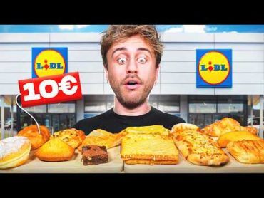 Je DÉVALISE le SNACK LIDL avec 10€ 🤯 (Pizza, Beignet, Croquemonsieur…)