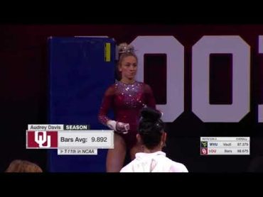 Audrey Davis Bars Oklahoma vs West Virginia 2021 9.950