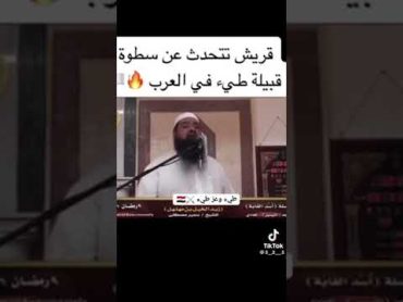 نبذه عن قبيلة طي وقوتها