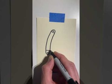 How to draw a vintage razor with a marker!