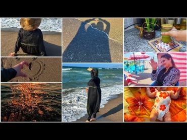 Beach day vlog🏖 ❤ فوت احسن نهار مع هاجر جيجا 🤍الحمدلله ربي كتبلنا عمر جديد