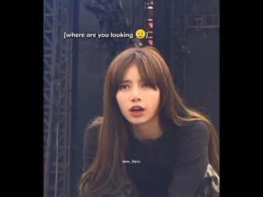 Lisa is a little angry 🤭 jk lisa liskook