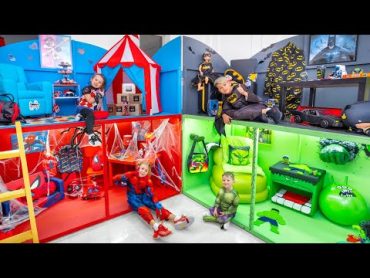 Five Kids Superheroes Four Colors Playhouse