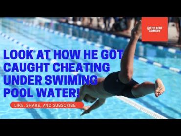 LOOK AT HOW HE GOT CAUGHT CHEATING UNDER SWIMING POOL WATER!