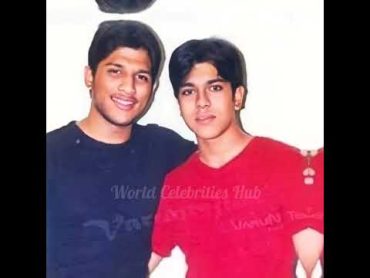 Allu Arjun with Ramcharan childhood to youth pics shorts youtubeshorts