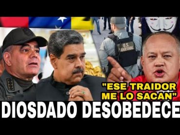 🚨 NICOLAS MADURO SACÓ A PATADAS  DIOSDADO CABELLO POR INSURRECCIÓN POR RATIFICAR A VLADIMIR PADRINO