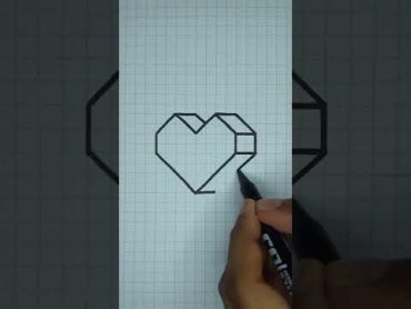 How to Draw 3D Illusion on Graph Paper