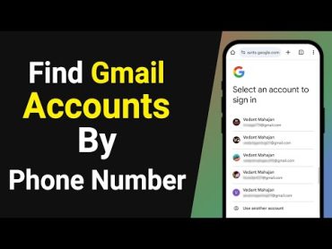 Find Gmail Account By Phone Number  How To Know How Many Gmail Account On My Number