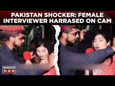 Pakistani Female Interviewer Harassed on Cam  Man Asked Her To Cover Her Head  Viral Video