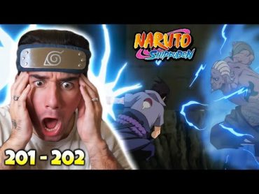 SASUKE VS RAIKAGE!! Naruto Shippuden Reaction: Ep 201 202