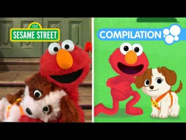 Sesame Street: Celebrate Puppy Day with Elmo & Tango  1 Hour Compilation