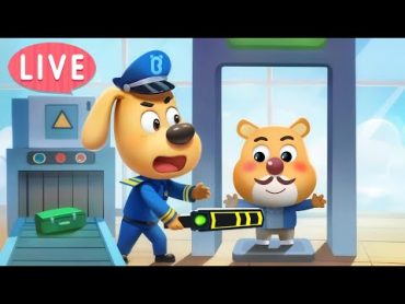 🔴LIVE Cartoon  Sheriff Labrador at Airport Security  Airplane Safety Tips  Kids Videos for Kids