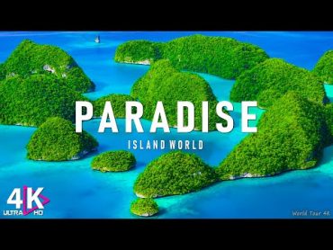 FLYING OVER PARADISE (4K UHD)  Relaxing Music Along With Beautiful Nature Videos  4K Video UltraHD