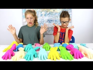 Don&39;t Choose the Wrong Glove Slime Challenge!!!