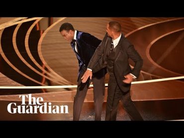 Watch the uncensored moment Will Smith smacks Chris Rock on stage at the Oscars, drops Fbomb