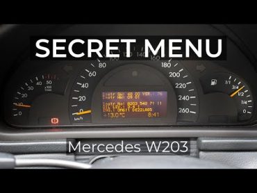 Mercedes Benz W203 Secret Menu  Check Oil Level