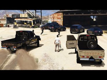 ضابط يداهم مقر المافيا بالشاص ليشتعل الصراع ، راعي الشاص الضابط 6  قراند 5  GTAV