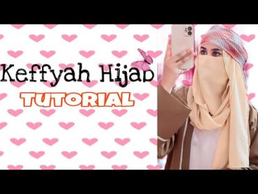 Saudi Keffyah Hijab Tutorial  Saudi Hijab  with Falak // 🫶🏻💕