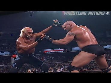 مصارعة القرن جولدبيرغ ضد هولك هوجان  عرض راسلمانيا  Goldberg Vs Hulk Hogan