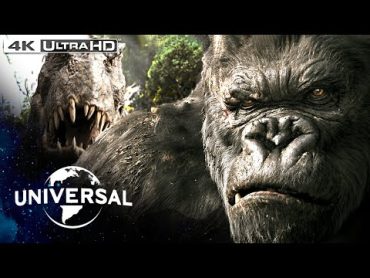 King Kong  V. rex Fight in 4K HDR