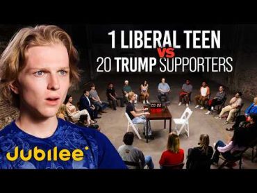 Can 1 Woke Teen Survive 20 Trump Supporters?  Surrounded