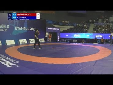 Quarter Final • WW 73Kg • Akylai ABDRAKHMANOVA (KGZ) vs. Aliaksandra KAZLOVA (AIN)