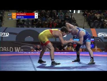 Qual. FS  57 kg: R. KALZHAN (KAZ) v. M. ZIDZIK (SVK)