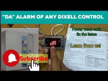 HOW TO FIX "dA" ALARM OF DIXELL DIGITAL CONTROL