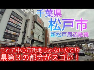 松戸市ってどんな街? 千葉県第3の都会！中心市街地じゃないのに栄える交通の要衝・新松戸駅周辺を散策【馬橋/北小金】(2023年)