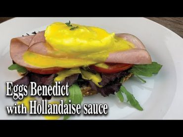 Eggs Benedict with Hollandaise sauce تخم مرغ بندیکت همراه با سس فرانسوی هالندیز