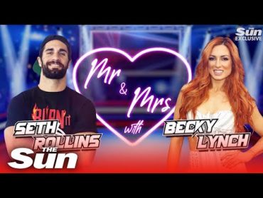 WWE superstar couple, Seth Rollins & Becky Lynch play &39;Mr & Mrs&39;