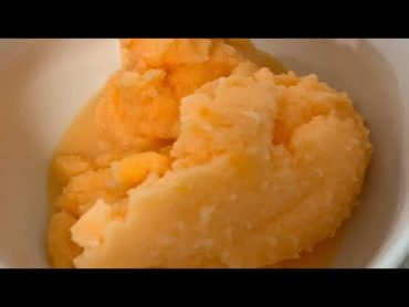 How To Make Homemade Orange Sherbet Video