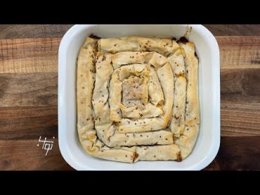 بورک با سس تن‌ماهی و پنیر به همراه نواب  tuna and cheese burek by navab