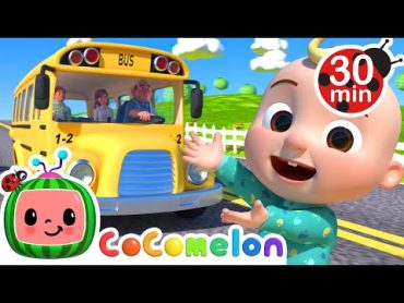 Wheels on the Bus  @CoComelon Nursery Rhymes & Kids Songs  Best Cars & Truck Videos for Kids