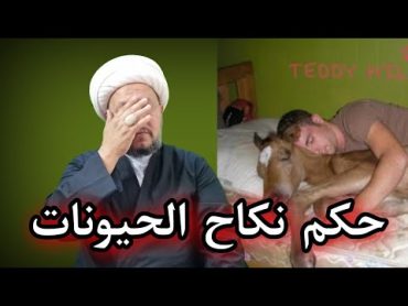 حكم العبث مع الحيوانات في علاقة محرمة والعياذ بالله رب العالمين  .