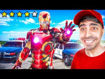 قراند 5 : مود ايرون مان  GTA V IRON MAN Mod !!