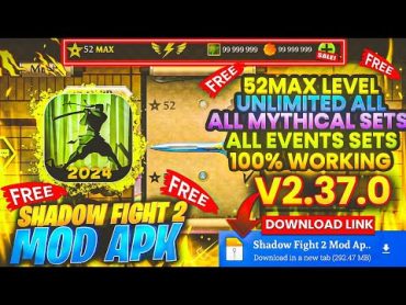 Shadow Fight 2 Hacking  How To Get "Mod Apk + Unlimited All + Unlock All" In SF2 (V2.37.1) 1