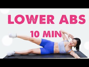 10 min INTENSE LOWER ABS Workout (At Home Equipment Free)