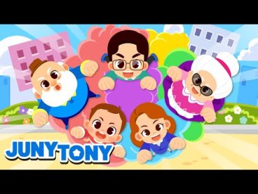 We Are a Gassy Poopy Family  Farting Animals +More  Funny Kids Songs  JunyTony