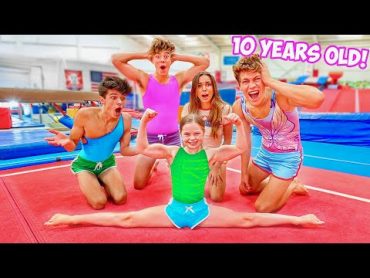 KIDS VS ADULTS EXTREME GYMNASTICS CHALLENGE!