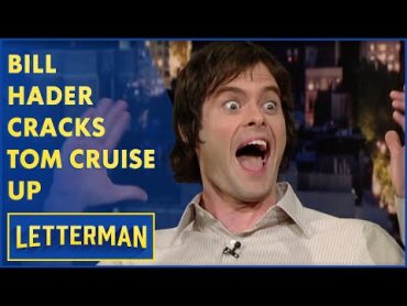 Bill Hader Really Cracks Tom Cruise Up  Letterman