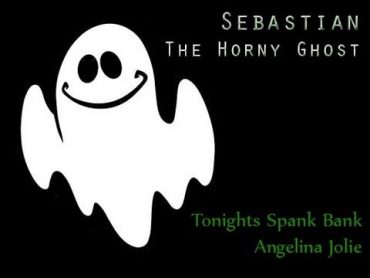 Sebastian, The Horny Ghost  Spank Bank Entry Angelina Jolie